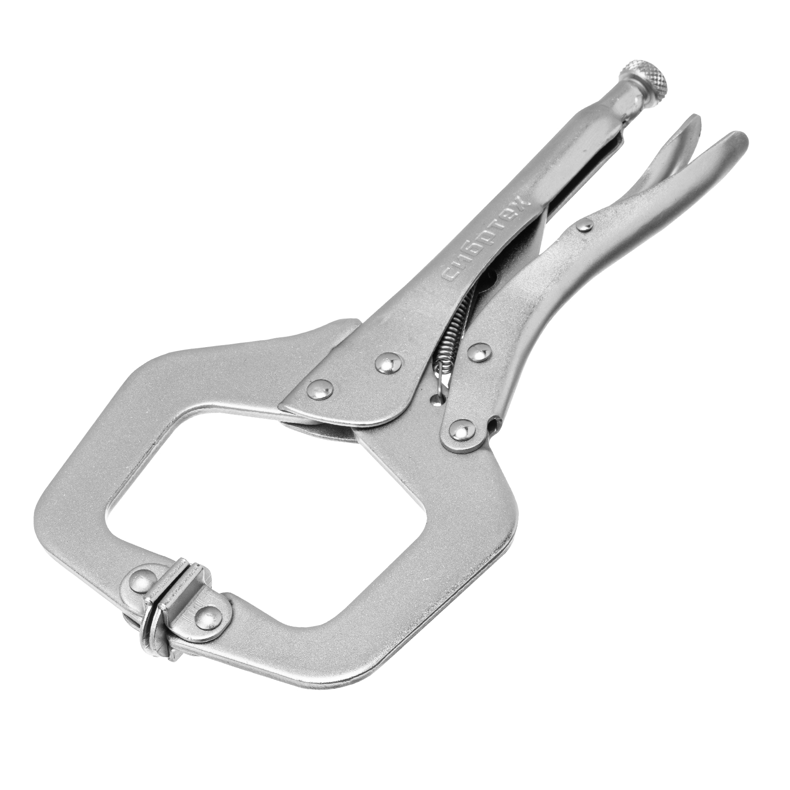 Зажим ручной, увеличенный захват, подвижные губки, 270 мм