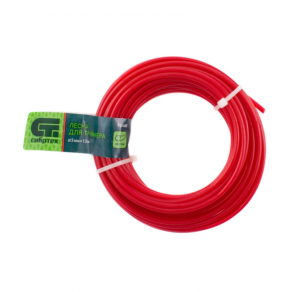 Леска для триммера круглая, 3,0 мм х 10 м, Россия
