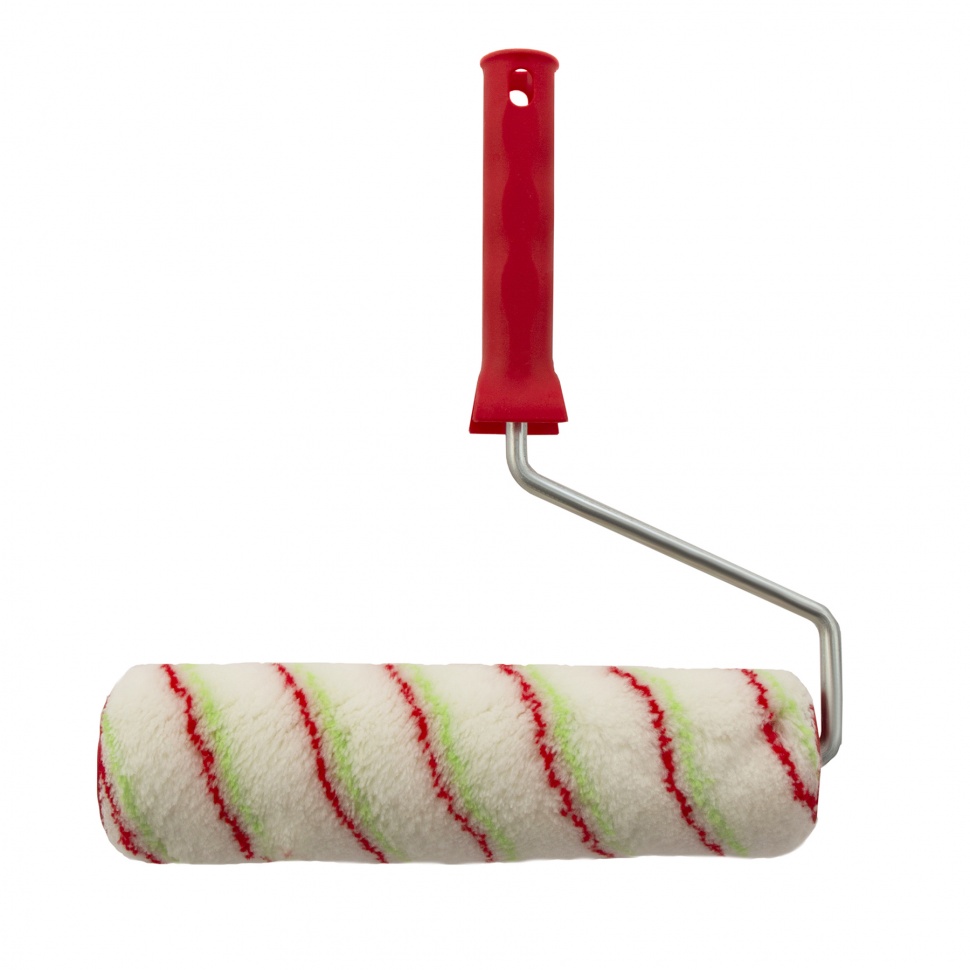 Валик 'Эмали' , 250 мм, ворс 12 мм, D - 48 мм, D ручки - 8 мм, полиамид,полиакрил