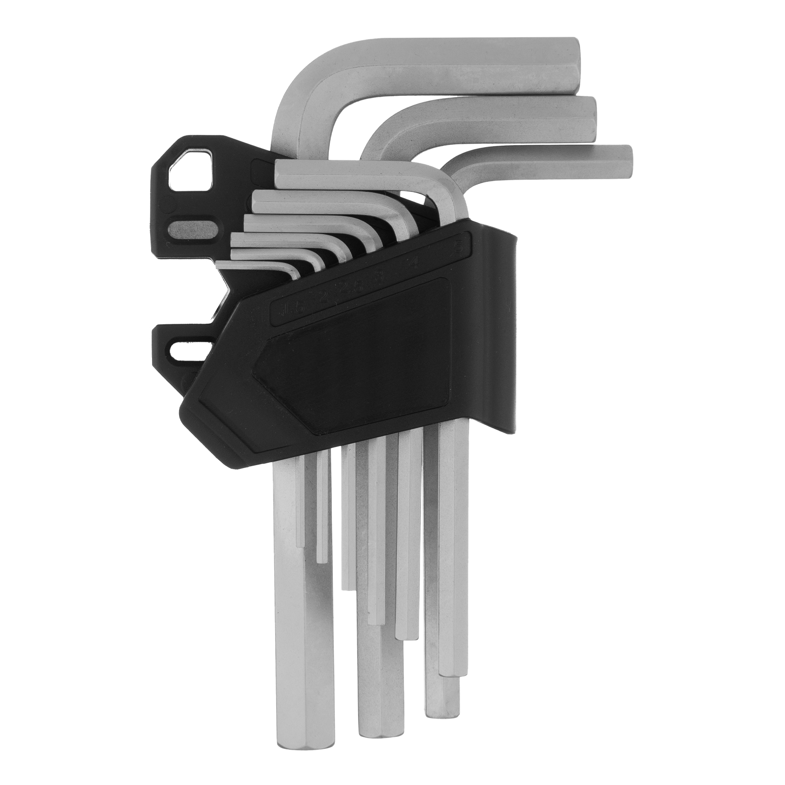 Набор ключей имбусовых, HEX, 1,5-10 мм, CrV, 9 шт.