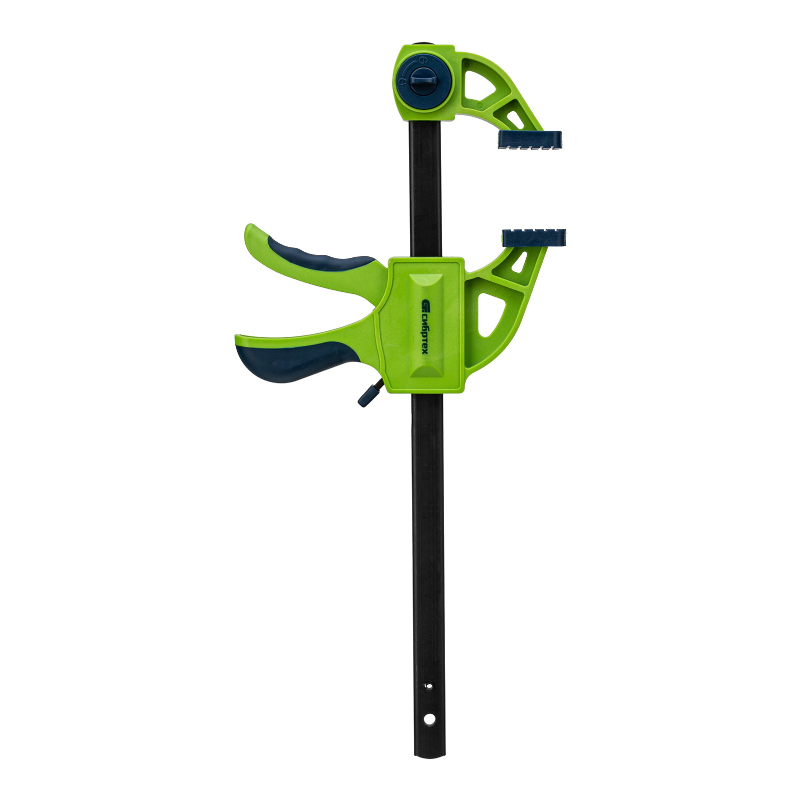 Струбцина F-образная, быстрозажимная, 200х70х420 мм,пласт.корпус,фиксатор,двухкомп. рук-ка