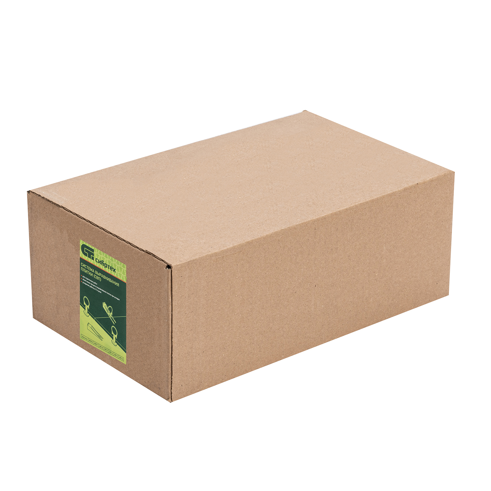 Комплект зажим + клин для системы выравнивания плитки СВП Кольцо, 250/250 шт. в коробе