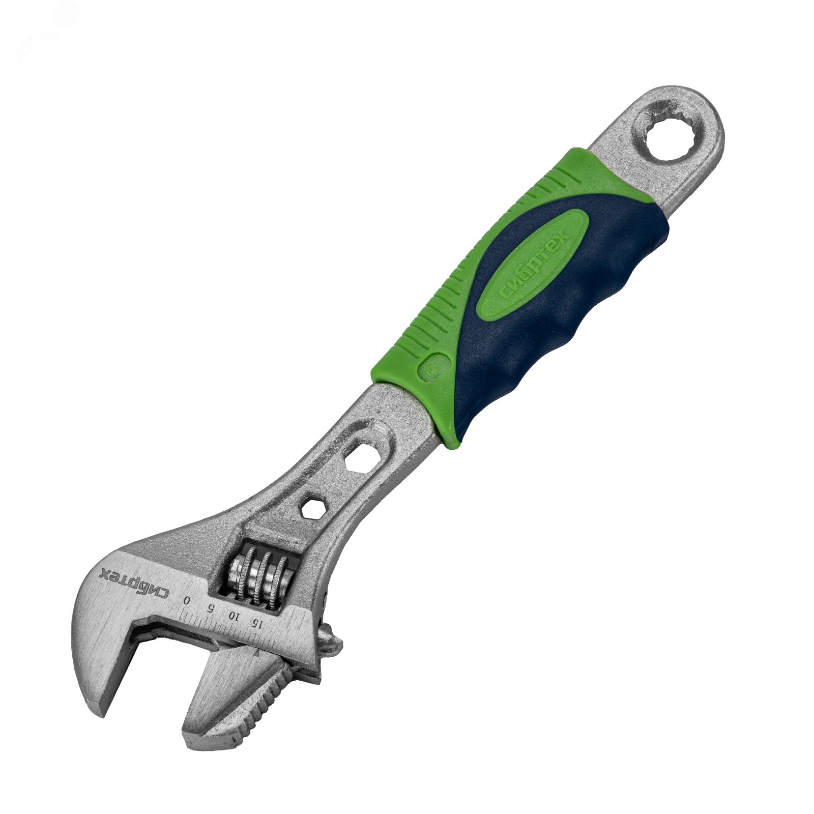 Изображение товара Ключ разводной, 150мм, переставная губка, 2-х комп. рукоятка (шт) Изображение товара Ключ разводной, 150мм, переставная губка, 2-х комп. рукоятка (шт)