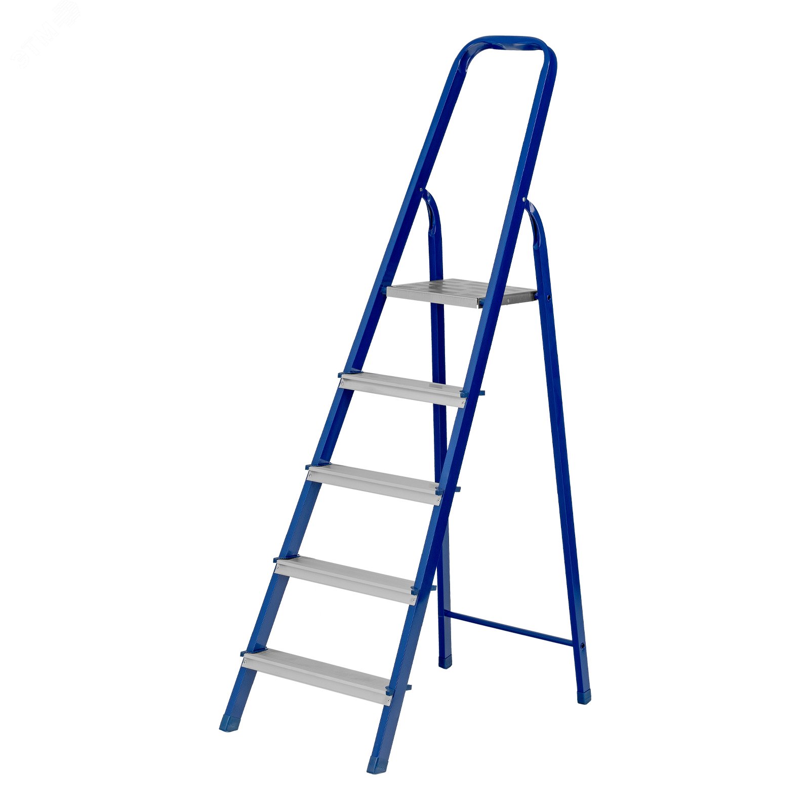 Изображение товара Стремянка, 5 ступеней, стальной профиль, алюминиевые ступени, Россия (шт)