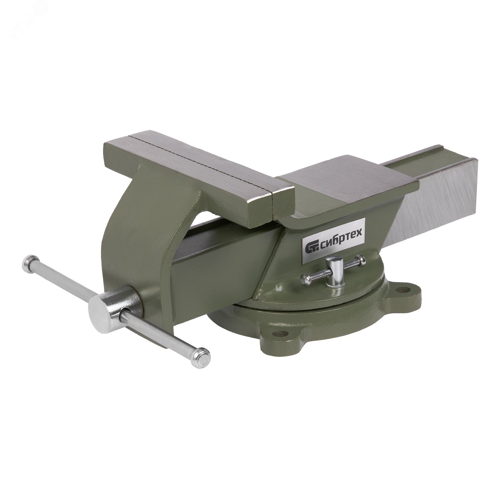 Изображение товара Слесарные тиски Сибртех 18620 150 мм стальные поворотные