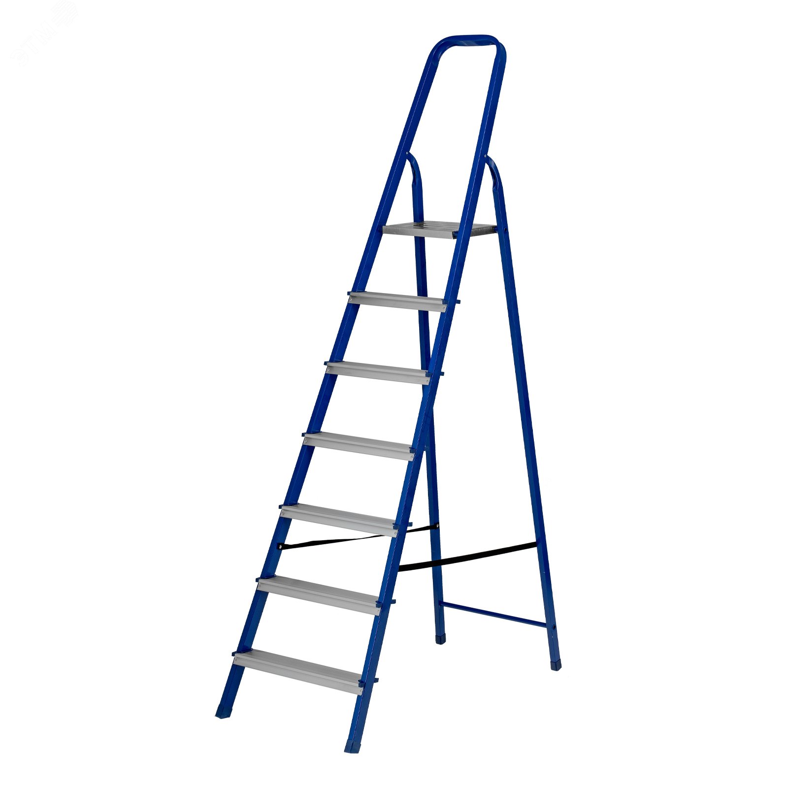 Изображение товара Стремянка, 7 ступеней, стальной профиль, алюминиевые ступени, Россия (шт)