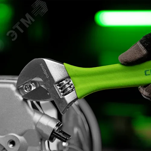 Ключ разводной 250 мм, никелированный - фото 9