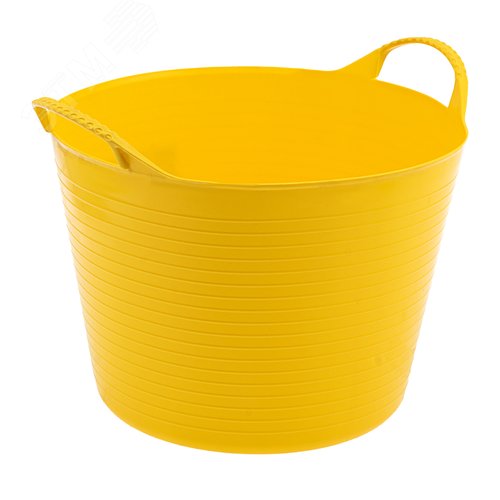Изображение товара Ведро гибкое сверхпрочное, 14 л, желтое, Россия (шт)