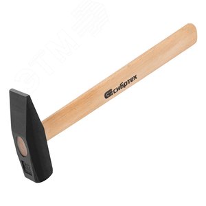 Изображение товара Молоток слесарный, 600 г, квадратный боек, деревянная рукоятка (шт)