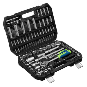 Набор инструментов, 1/2, 1/4, 108 предметов - фото 2