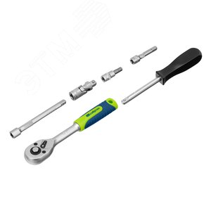 Набор инструментов, 1/4, пластиковый кейс 56 предметов - фото 8