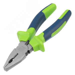 Плоскогубцы комбинированные, 180 мм, двухкомпонентные рукоятки - фото 1