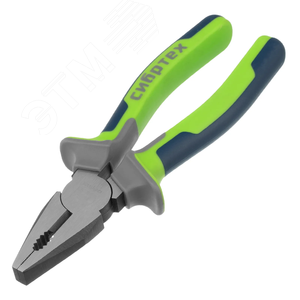 Плоскогубцы комбинированные, 180 мм, фосфатирование, трехкомпонентные рукоятки - фото 1