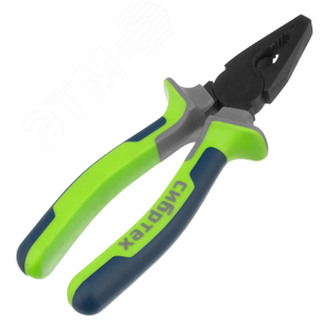 Плоскогубцы комбинированные, 180 мм, фосфатирование, трехкомпонентные рукоятки - фото 2