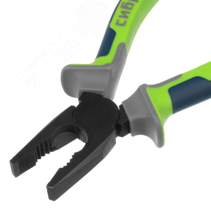 Плоскогубцы комбинированные, 180 мм, фосфатирование, трехкомпонентные рукоятки - фото 3