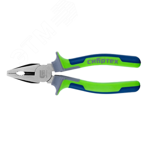 Плоскогубцы комбинированные, 200 мм, фосфатирование, трехкомпонентные рукоятки - фото 3