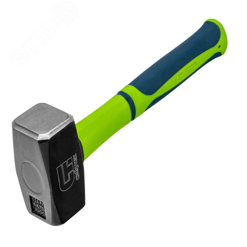 Изображение товара Кувалда, 1000 г, фибергласовая обрезиненная рукоятка (шт)