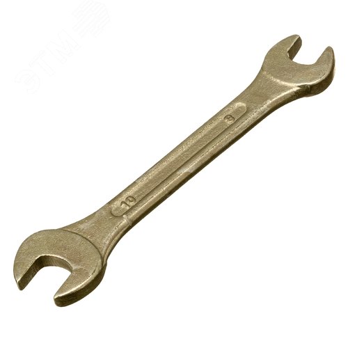 Изображение товара Ключ рожковый, 8 х 10 мм, желтый цинк (шт)