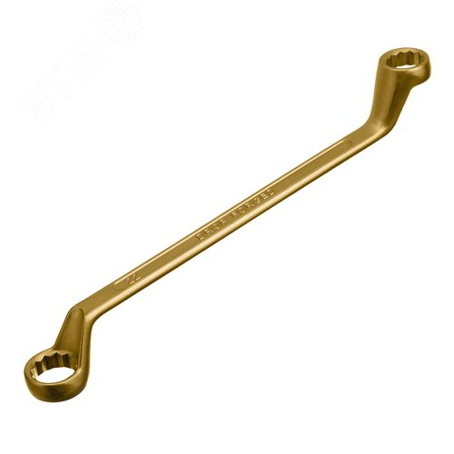 Изображение товара Ключ накидной, 19 х 22 мм, желтый цинк (шт)