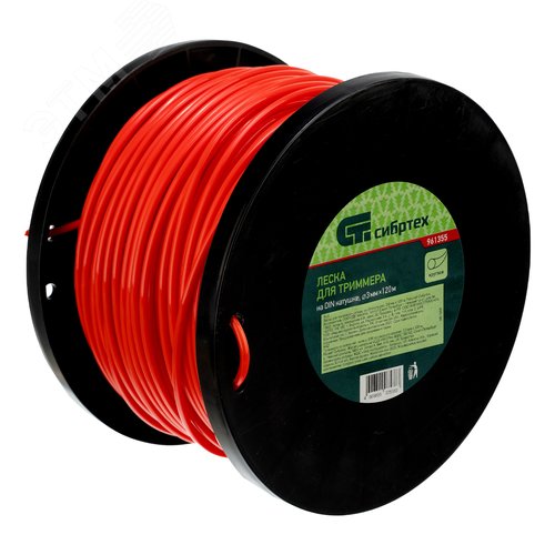 Изображение товара Леска для триммера круглая, на DIN катушке, 3,0 мм х 120 м, Россия (шт)