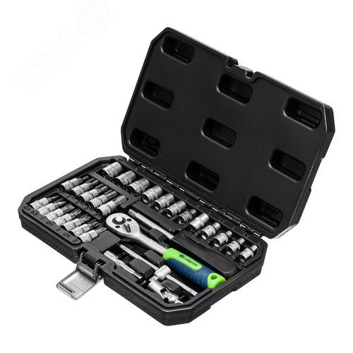 Изображение товара Набор инструментов, 1/4, пластиковый кейс, 29 предметов (набор)