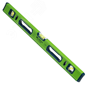 Уровень алюминиевый УС-1,0-600, фрезерованный, 3 глазка, рукоятки, 600 мм - фото 1