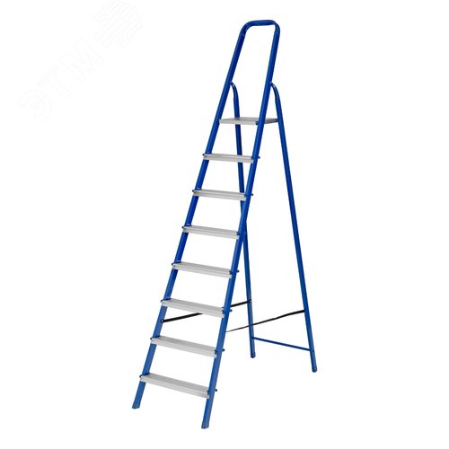 Изображение товара Стремянка, 8 ступеней, стальной профиль, алюминиевые ступени, Россия (шт)