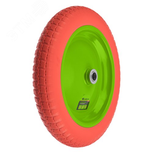 Изображение товара Колесо полиуретановое 3.00-8, длина оси 80мм, подшипник 20мм (шт)