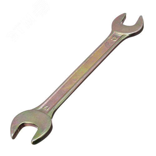 Изображение товара Ключ рожковый, 13 х 17 мм, желтый цинк (шт)