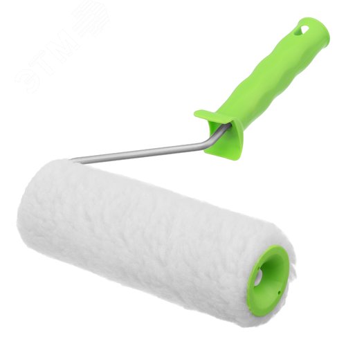 Изображение товара Валик малярный, Материал валика - мех. Длина, мм -200. Диаметр, мм - >=48 <=50. Диаметр посадочный ,мм - 6. (шт)