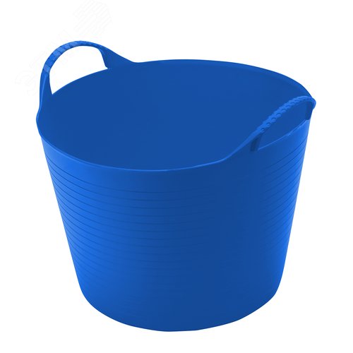 Изображение товара Ведро гибкое сверхпрочное, 28 л, синее, Россия (шт)