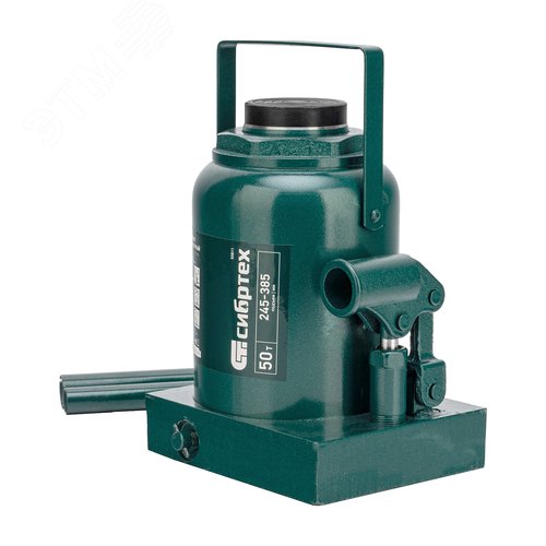 Домкрат гидравлический бутылочный, 50 т, 245-385 мм - фото 1