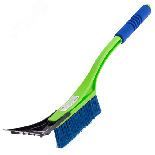 Щетка-сметка для снега со съемным скребком, мягкая рукоятка, 540 мм - фото 2