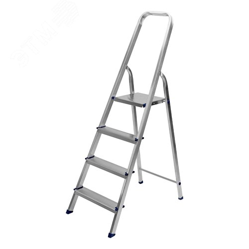Изображение товара Стремянка, 4 ступени, алюминиевая, Россия (шт)