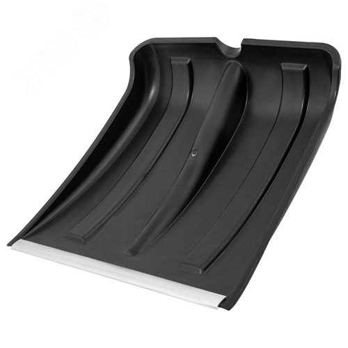 Изображение товара Лопата для уборки снега пластиковая, оцинкованная планка, 350х350 мм, без черенка, Россия (шт)