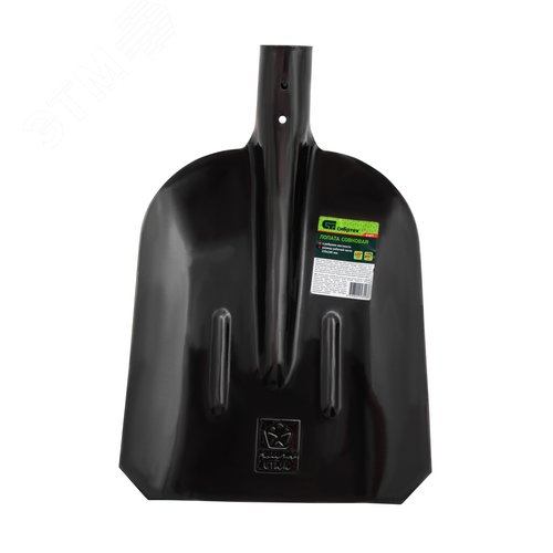 Лопата совковая, 235х285 мм, ребра жесткости, без черенка, Россия - фото 3