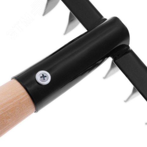 Грабли стальные, 1300 мм, 14 витых зубьев, деревянный черенок - фото 4