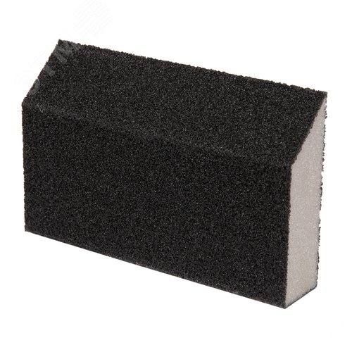 Изображение товара Губка для шлифования, 125 х 75 х 25 мм, трапеция, средняя жесткость, P60 (шт)