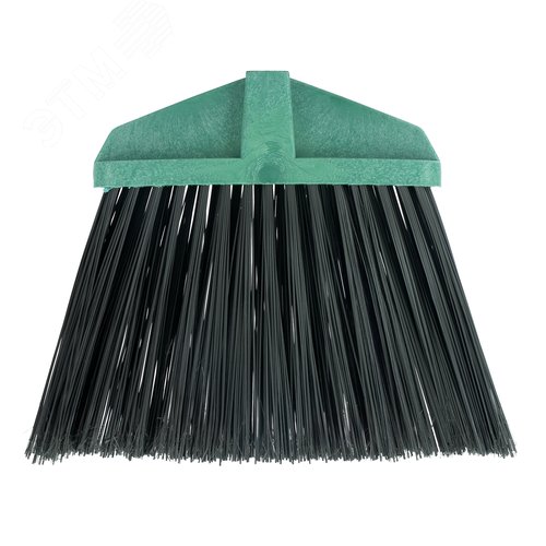 Метла полипропиленовая, 345х200 мм, веерная распушенная, без черенка, Россия - фото 2
