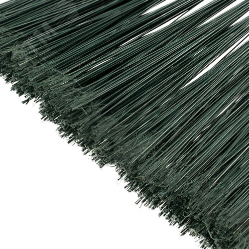 Метла полипропиленовая, 345х200х1420 мм, веерная распушенная, деревянный черенок, Россия - фото 5