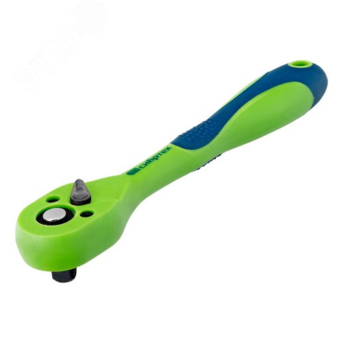 Ключ-трещотка 3/8', CrV, 72 зуба, с быстрым сбросом - фото 1