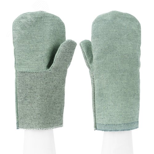 Изображение товара Рукавицы специальные двунитка, огнеупорные, 1 размер, (пар)