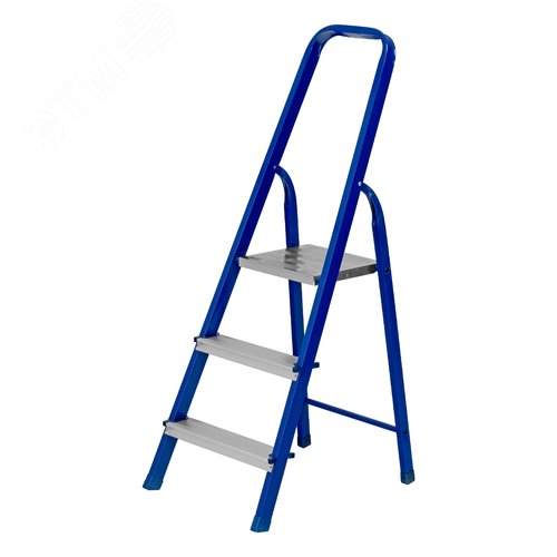 Изображение товара Стремянка, 3 ступени, стальной профиль, алюминиевые ступени, Россия (шт)