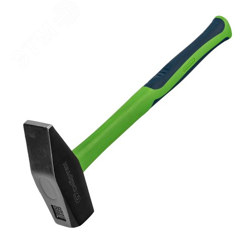 Изображение товара Молоток слесарный, 1500 г, фибергласовая обрезиненная рукоятка (шт)