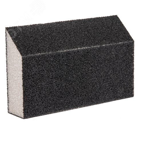 Изображение товара Губка для шлифования, 125 х 75 х 25 мм, трапеция, средняя жесткость, P100 (шт)