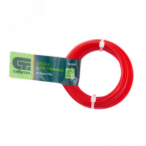 Изображение товара Леска для триммера треугольная, 1,3 мм х 15 м, Россия (шт)