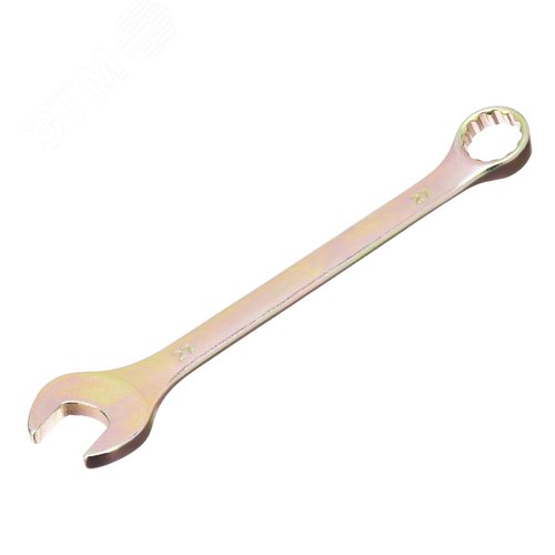 Изображение товара Ключ комбинированный, 27 мм, желтый цинк (шт)