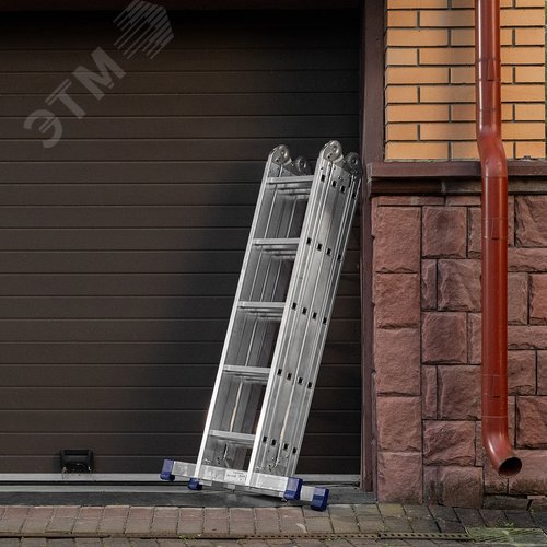 Изображение товара Лестница шарнирная алюминиевая, 4х5, Россия (шт)