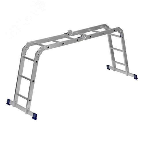 Лестница шарнирная алюминиевая, 4х3, Россия - фото 1