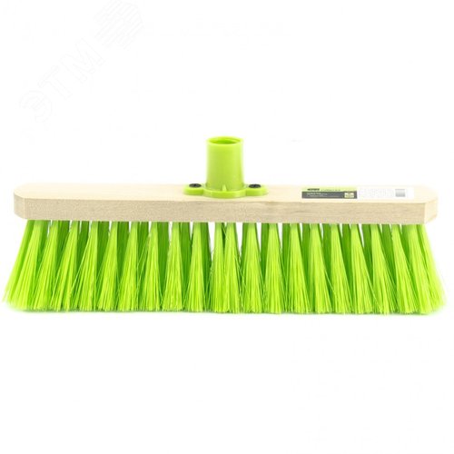 Изображение товара Щетка деревянная для подметания пола 28 cм,5 рядов, прямая тулейка с резьбой, без черенка (шт)